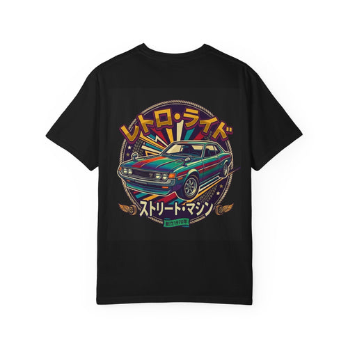 1970s Japanese Retro Car Club Emblem T-Shirt